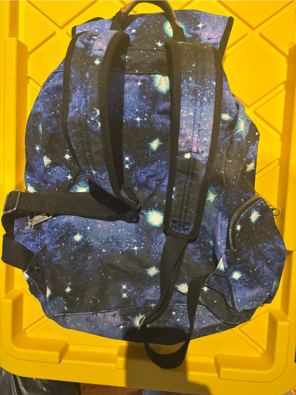 Pink victoria secret Blue Galaxy Print Men's Backpack - Casual Everyday Bag